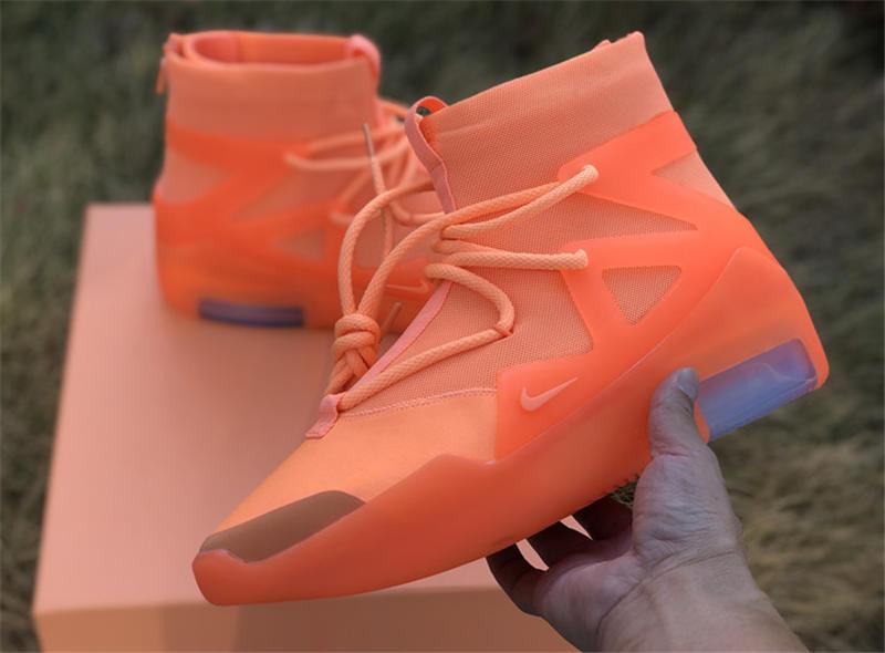 PK God Nike Air Fear of God 1 Orange retail materials ready to ship