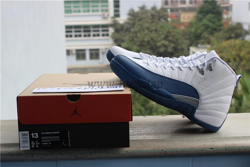 Authentic Air Jordan 12 French Blue 2016