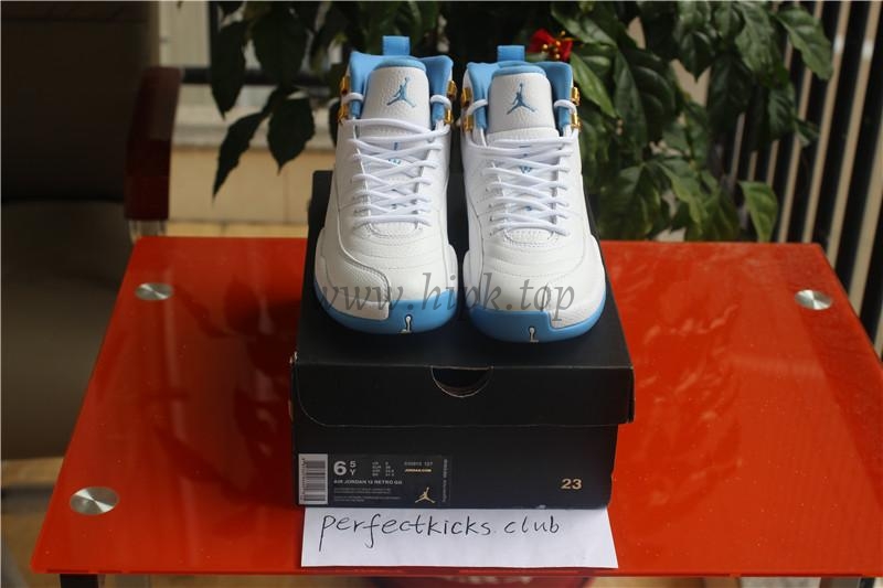 Authentic Air Jordan 12 GS University Blue