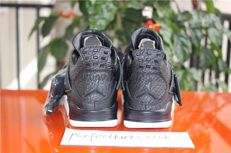 Authentic Air Jordan 4 Premium Black