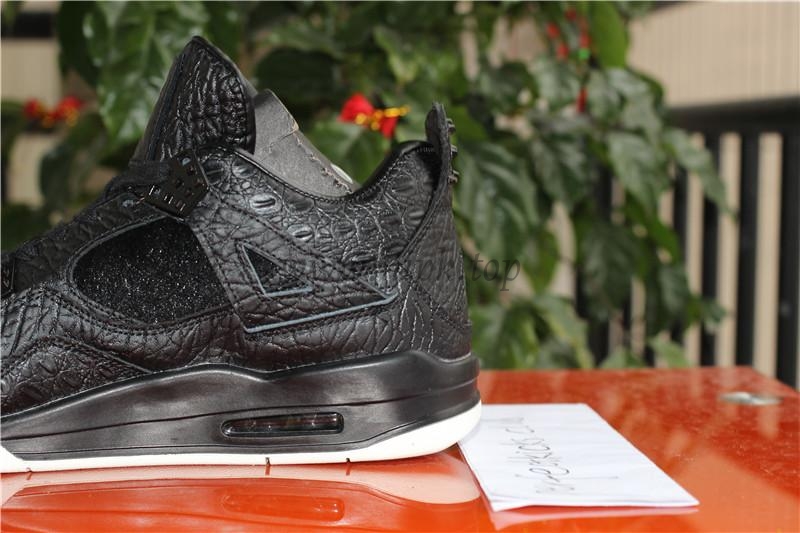 Authentic Air Jordan 4 Premium Black