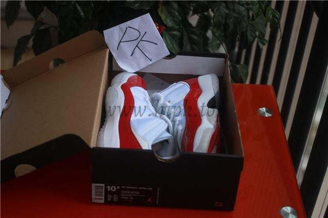 Authentic Air Jordan 11 Low Varsity Red