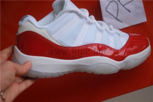 Authentic Air Jordan 11 Low Varsity Red