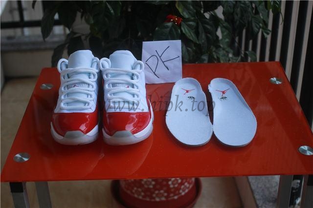 Authentic Air Jordan 11 Low Varsity Red