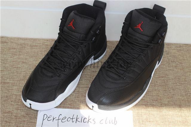 Authentic Air Jordan 12 “Black Nylon” Waterproof From PK