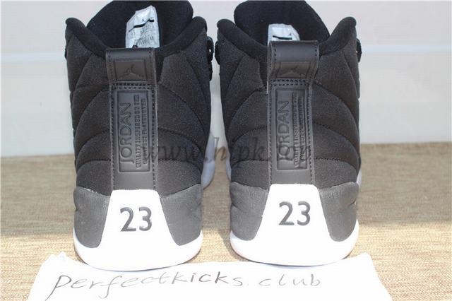 Authentic Air Jordan 12 “Black Nylon” Waterproof From PK