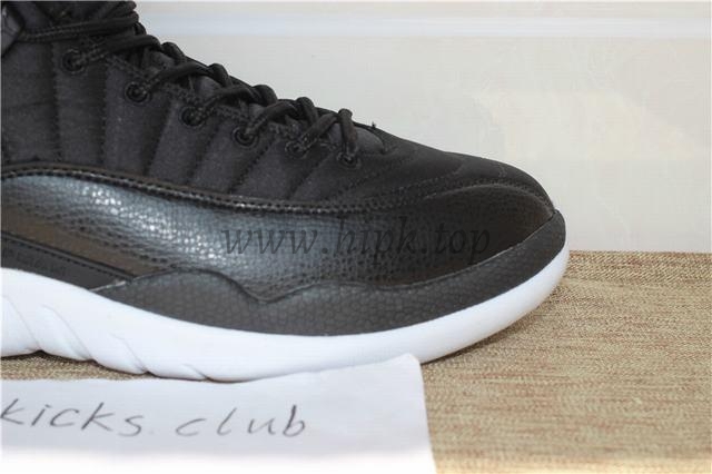 Authentic Air Jordan 12 “Black Nylon” Waterproof From PK