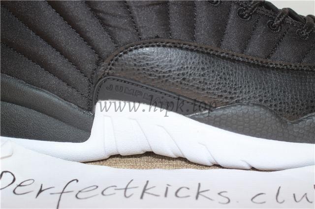 Authentic Air Jordan 12 “Black Nylon” Waterproof From PK