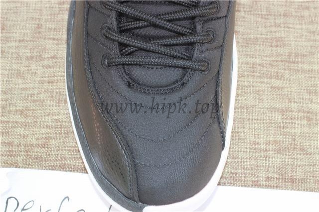 Authentic Air Jordan 12 “Black Nylon” Waterproof From PK