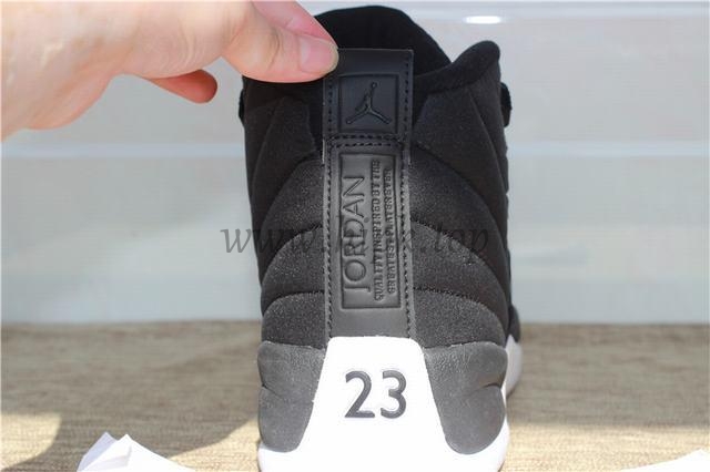 Authentic Air Jordan 12 “Black Nylon” Waterproof From PK