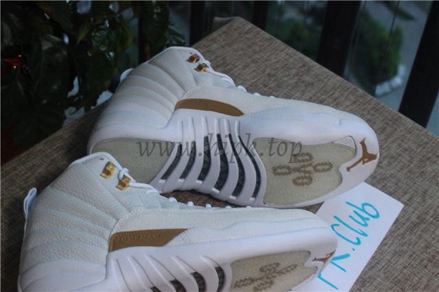 Authentic Air Jordan 12 OVO White Release Version （Nike pairs）