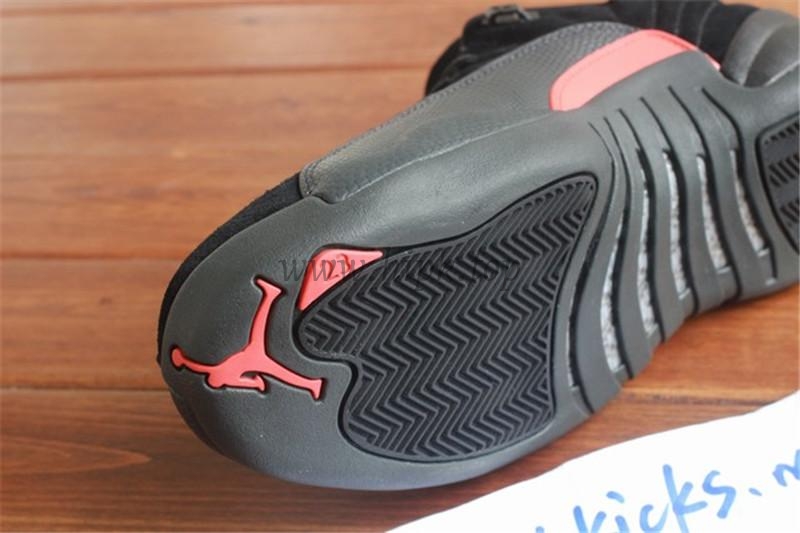 Authentic Air Jordan 12 Low BlackMax Orange