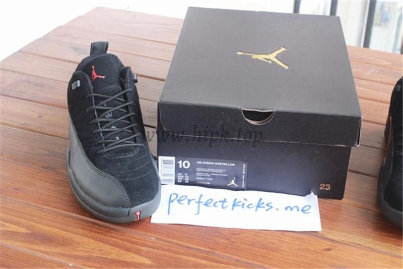 Authentic Air Jordan 12 Low BlackMax Orange