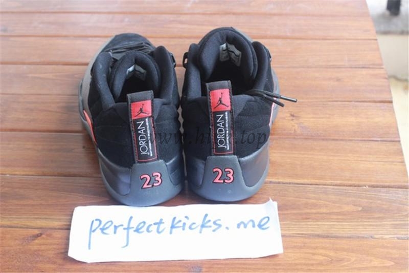 Authentic Air Jordan 12 Low BlackMax Orange