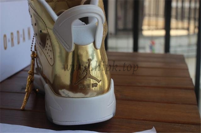 Authentic Air Jordan 6 Gold Pinnacle