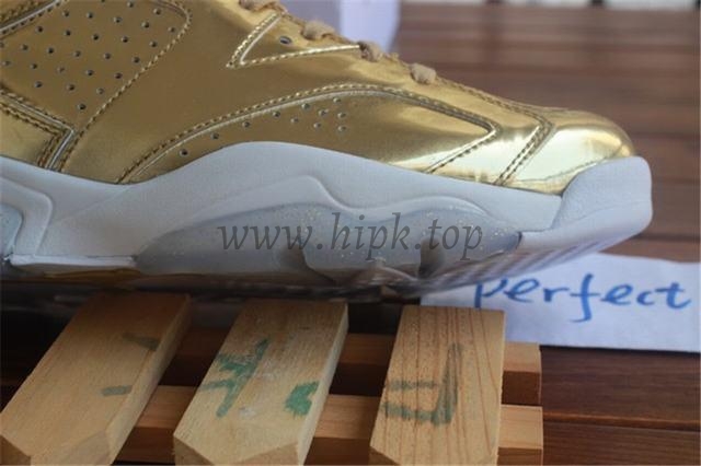 Authentic Air Jordan 6 Gold Pinnacle