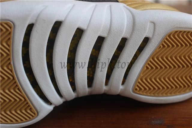 Authentic Air Jordan 12 Gold Pinnacle