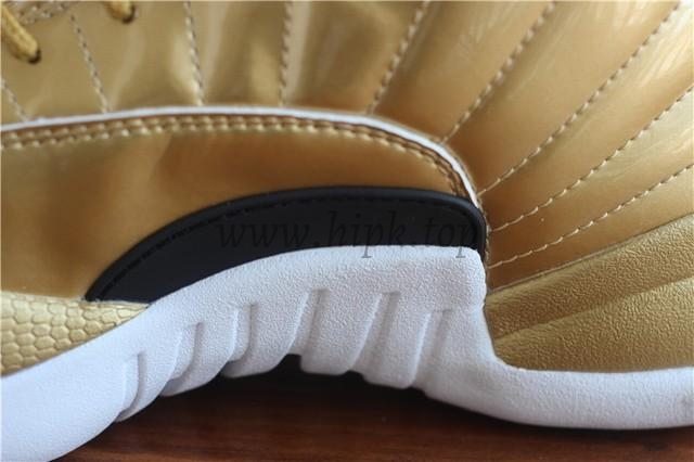 Authentic Air Jordan 12 Gold Pinnacle