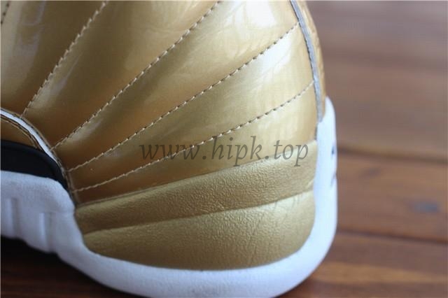 Authentic Air Jordan 12 Gold Pinnacle