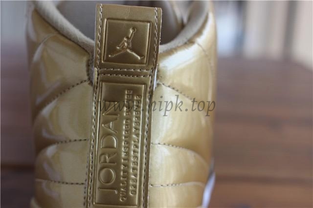 Authentic Air Jordan 12 Gold Pinnacle