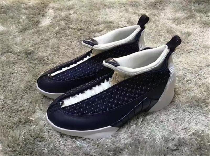 Authentic Air Jordan 15 Obsidian