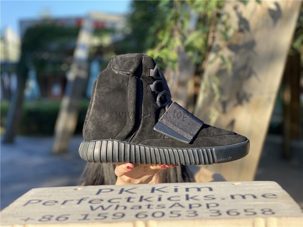 PK God Yeezy 750 Triple Black real suede and shape (real quality)