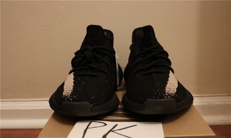 pk god yeezy 350 v2 oreo with real premeknit from huayiyi which offer primeknit to Ad*s directly