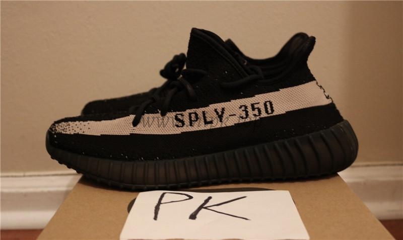 pk god yeezy 350 v2 oreo with real premeknit from huayiyi which offer primeknit to Ad*s directly