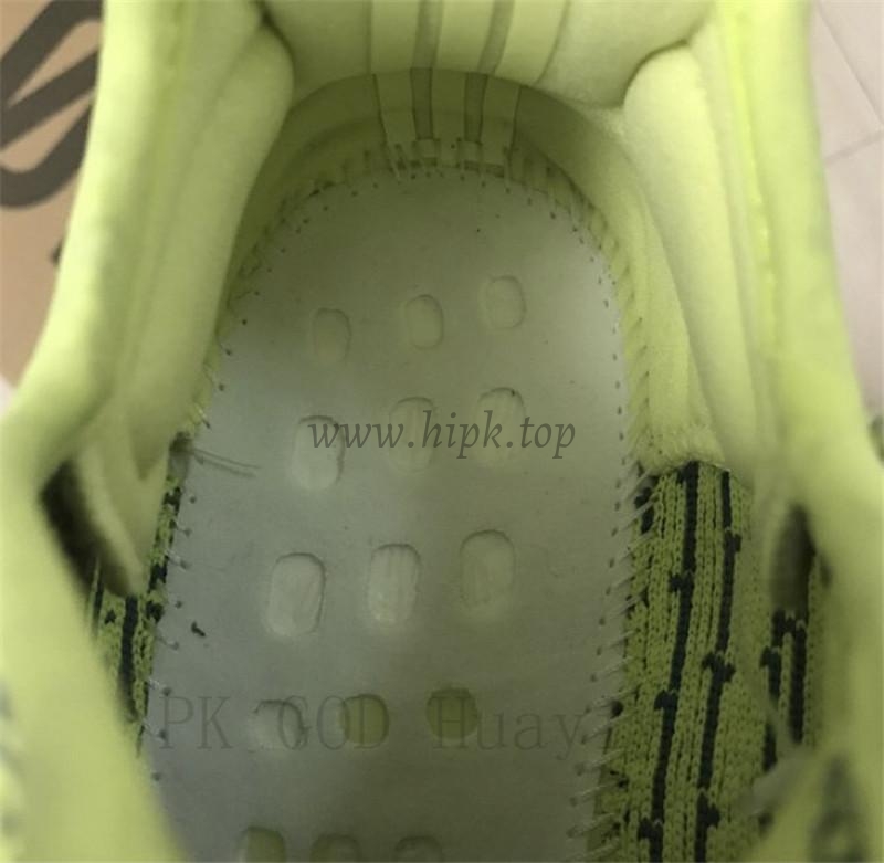 pk god yeezy 350 v2 semi frozen yellow/raw steel with real premeknit from huayiyi which offer primeknit to Ad*s directly