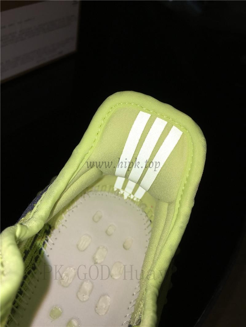 pk god yeezy 350 v2 semi frozen yellow/raw steel with real premeknit from huayiyi which offer primeknit to Ad*s directly