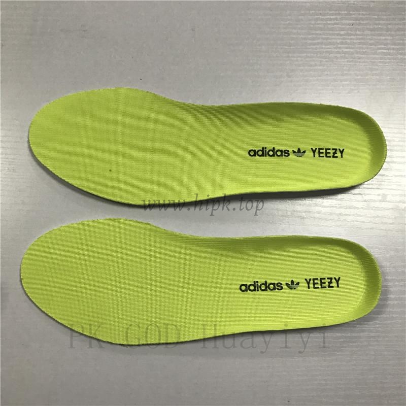 pk god yeezy 350 v2 semi frozen yellow/raw steel with real premeknit from huayiyi which offer primeknit to Ad*s directly