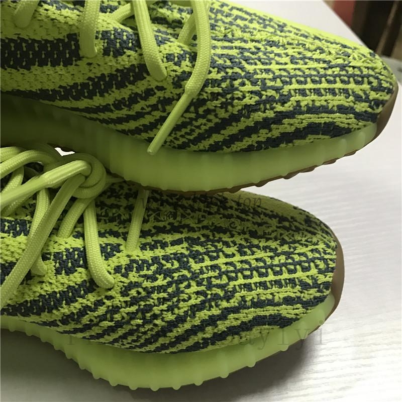 pk god yeezy 350 v2 semi frozen yellow/raw steel with real premeknit from huayiyi which offer primeknit to Ad*s directly