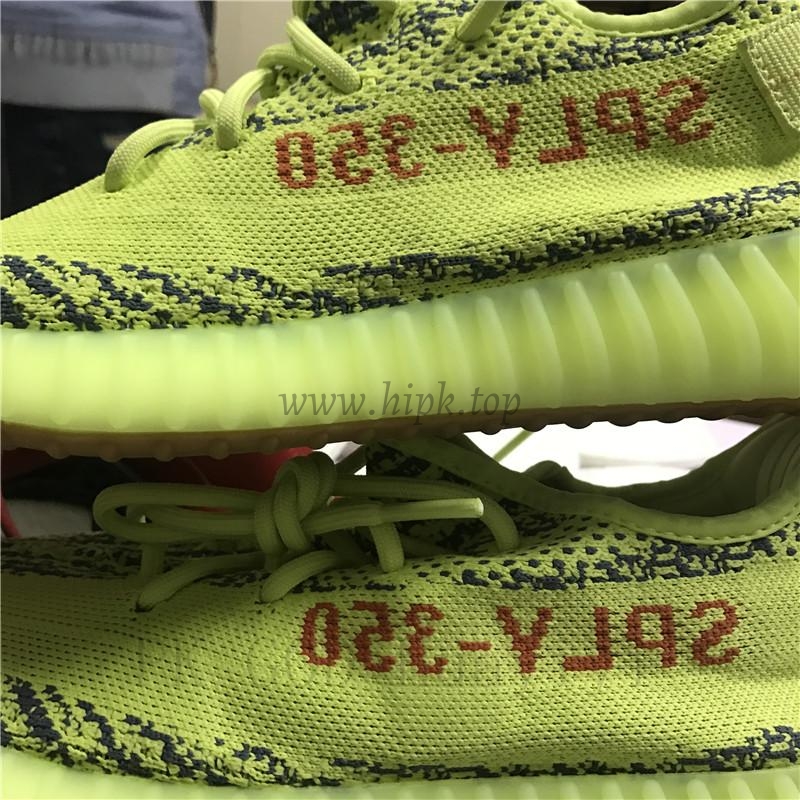 pk god yeezy 350 v2 semi frozen yellow/raw steel with real premeknit from huayiyi which offer primeknit to Ad*s directly