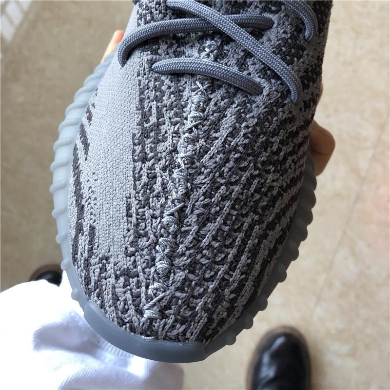 pk god yeezy 350 v2 dgh solid grey with real premeknit from huayiyi which offer primeknit to Ad*s directly