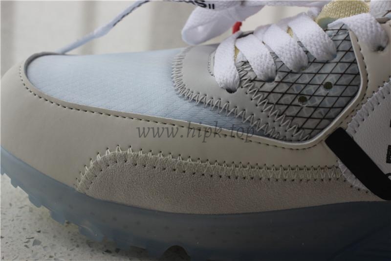 OFF WHITE AIR MAX 90 AA7293-100VIRGIL ABLOH SAIL WHITE BEST VERSION