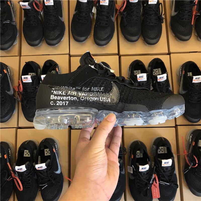 PK God OFF–WHITE x Nike Air VaporMax “Black” ready to ship