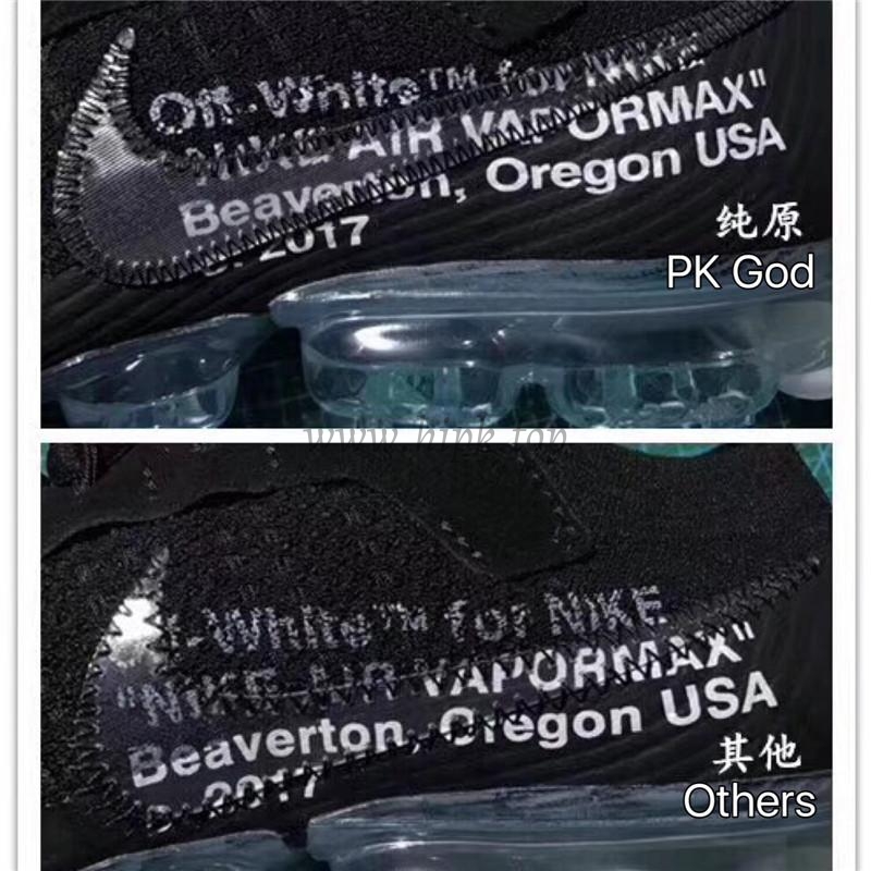 PK God OFF–WHITE x Nike Air VaporMax “Black” ready to ship