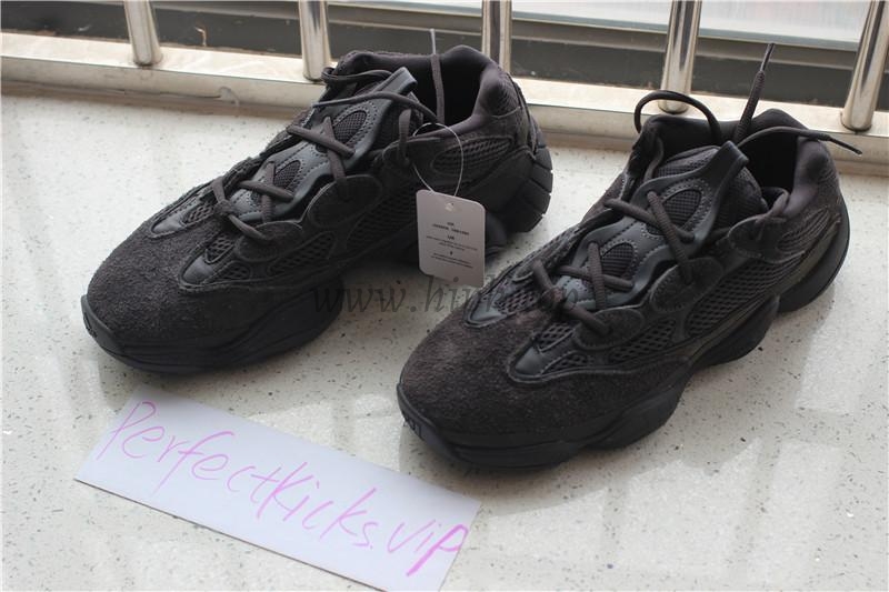 God Yeezy 500 Shadow Black retail sample version ready to ship