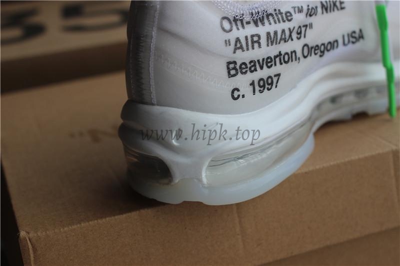 God Nike Air Max 97 OG “Off White” retail materials