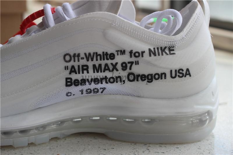 God Nike Air Max 97 OG “Off White” retail materials