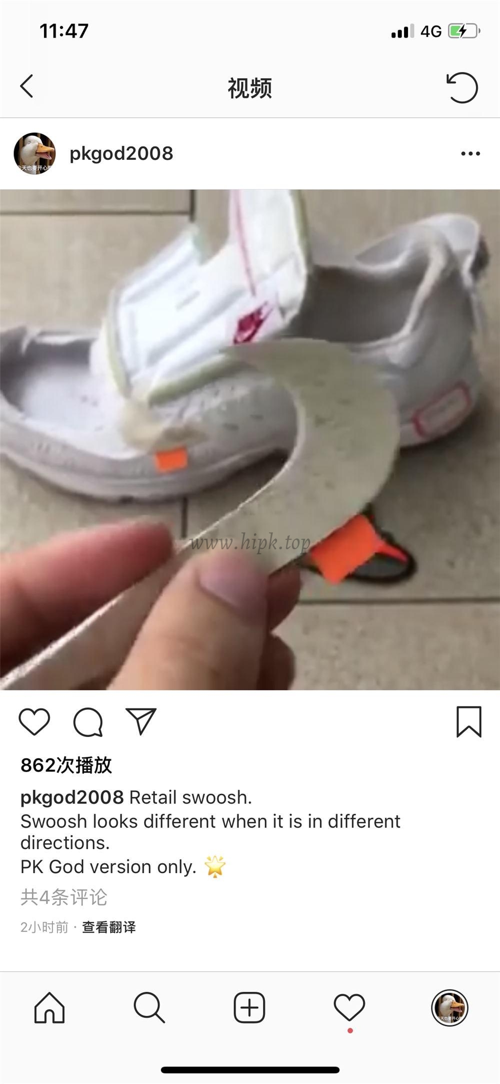 God OFF White Presto 2.0 White The Ten retail versionready