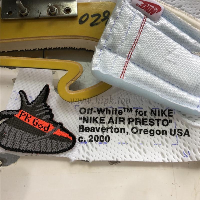 God OFF White Presto 2.0 White The Ten retail versionready