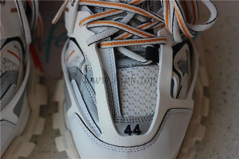 PK God exclusive Balencia Paris Track SneakersWhite Orange best version ready to ship