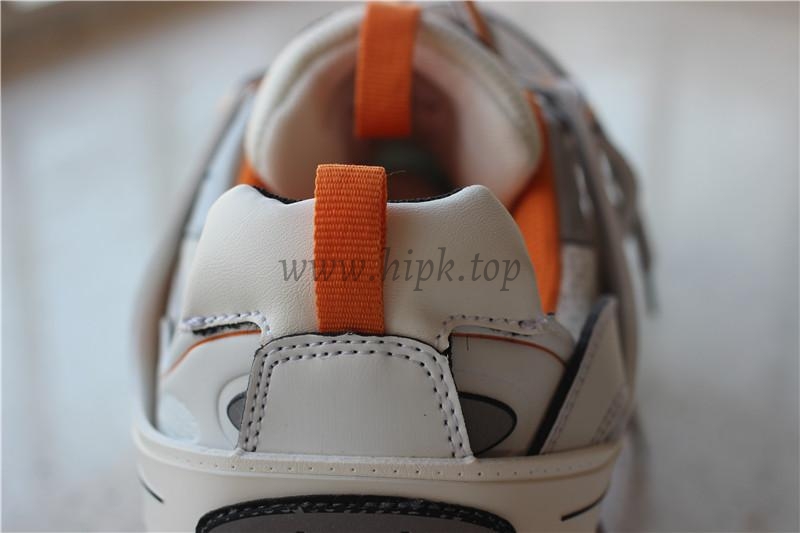 PK God exclusive Balencia Paris Track SneakersWhite Orange best version ready to ship