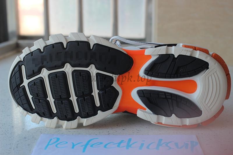 PK God exclusive Balencia Paris Track SneakersWhite Orange best version ready to ship