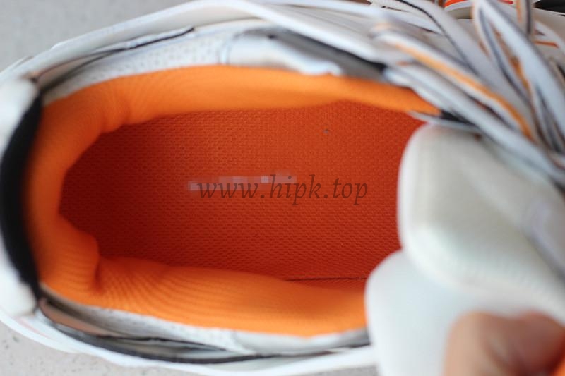 PK God exclusive Balencia Paris Track SneakersWhite Orange best version ready to ship