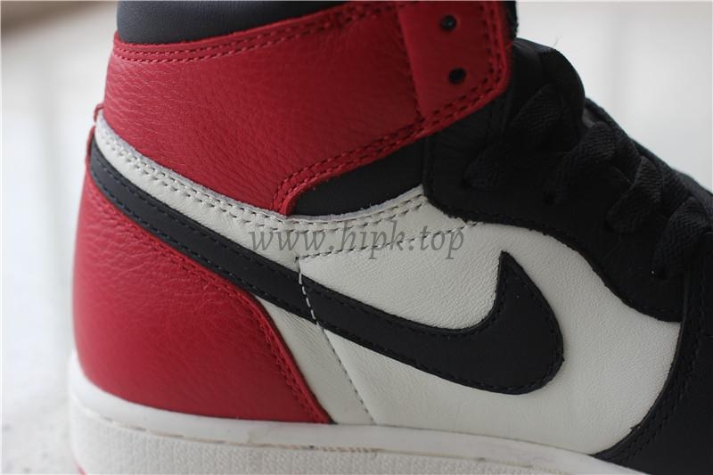 PK GOD AIR JORDAN 1 BRED TOE BEST VERSION THE ONLY CORRECT RETAIL LEATHER IN THE MARKET