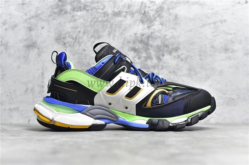 PK God exclusive Balencia Paris Track Sneakers GREEN BLUEbest version ready to ship