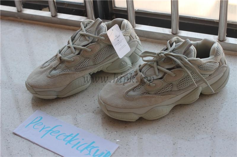 God Yeezy 500 Salt EE7287 retail sample version ready