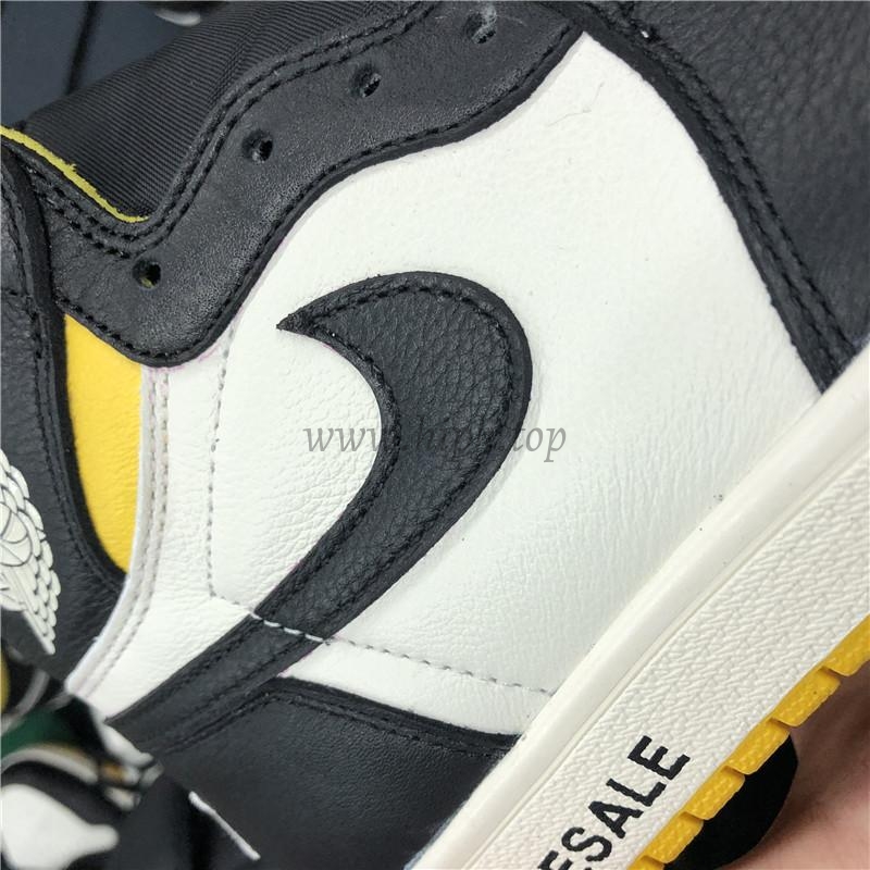 PK GOD AIR JORDAN 1 NRG “NO L’S” NOT FOR RESALE Yellow BEST RETAIL VERSION IN THE MARKET READY TO SHIP